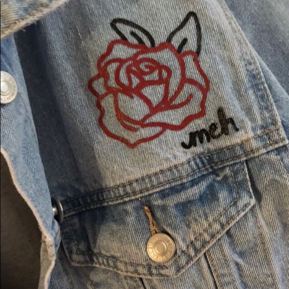 🖤denim jacket🖤 - Picture 2 of 5